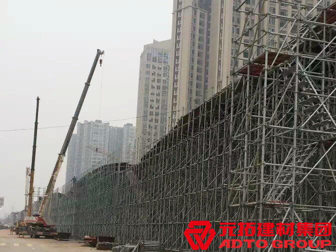 建筑施工承插型盤(pán)扣式腳手架一噸每天多少租金？